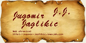 Jugomir Jaglikić vizit kartica